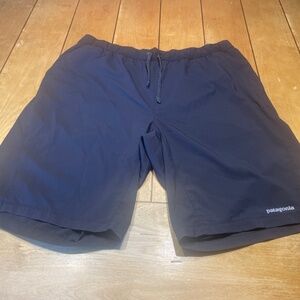 Patagonia Volley Shorts Large Color Black Drawstring 10” Inseam